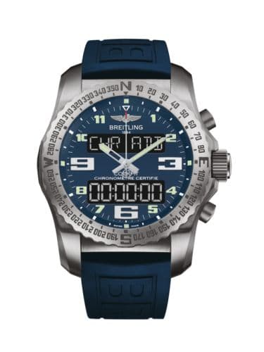 Breitling Cockpit B50 Titanium / Blue / Rubber / Folding