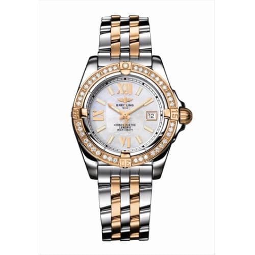 Breitling Cockpit Lady Diamond / MOP / Bracelet