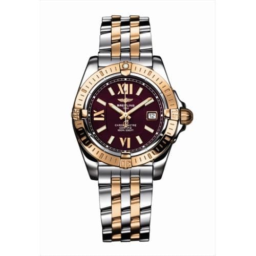 Breitling Cockpit Lady Gold Bezel / Black / Bracelet