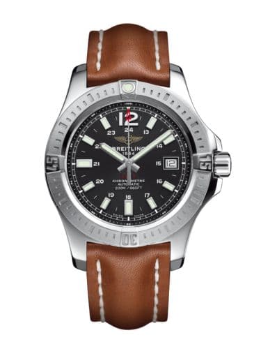 Breitling Colt 41 Automatic Volcano Black / Calf