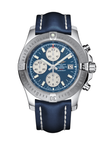 Breitling Colt Chronograph Automatic Stainless Steel / Mariner Blue / Calf / Folding