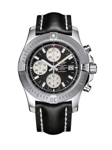 Breitling Colt Chronograph Automatic Stainless Steel / Volcano Black / Calf / Pin