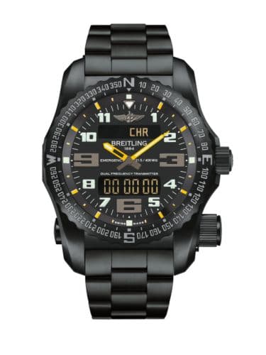Breitling Emergency II Night Mission / Black-Yellow / Bracelet