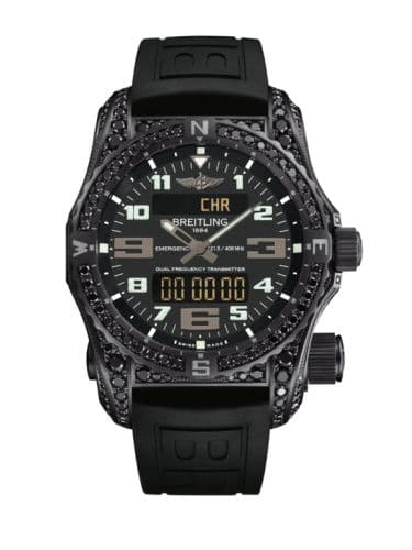 Breitling Emergency II Night Mission Diamondworks / Black / Rubber / Folding