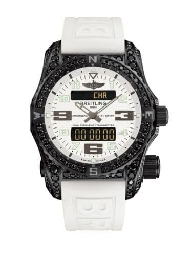 Breitling Emergency II Night Mission Diamondworks / White / Rubber / Folding