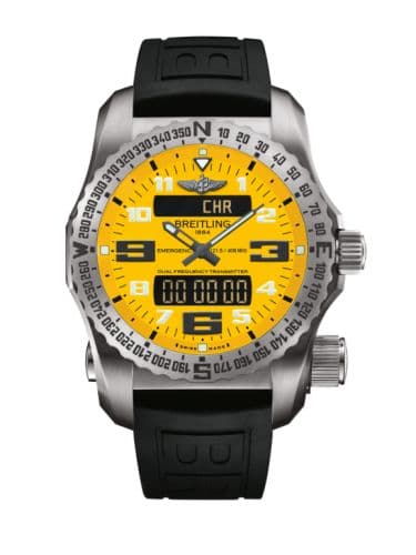 Breitling Emergency II Titanium / Yellow / Rubber / Folding