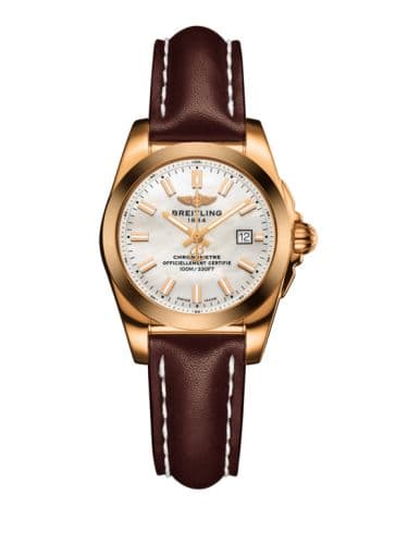 Breitling Galactic 29 Rose Gold / Pearl / Calf