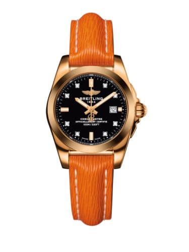 Breitling Galactic 29 Rose Gold / Trophy Black Diamond / Sahara