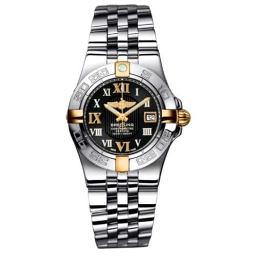 Breitling Galactic 30 Two Tone Black / Roman / Bracelet