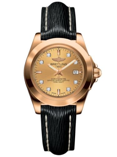 Breitling Galactic 32 Sleek Edition Rose Gold / Golden Sun Diamond / Sahara