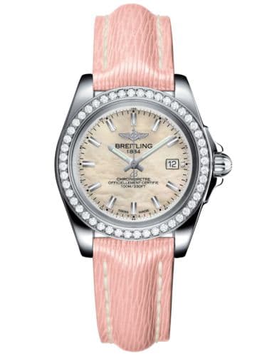 Breitling Galactic 32 Sleek Edition Stainless Steel / Diamond / Pearl / Sahara