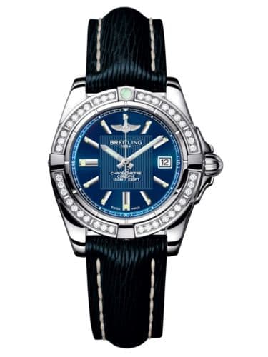 Breitling Galactic 32 Stainless Steel / Diamond / Metallica Blue / Sahara