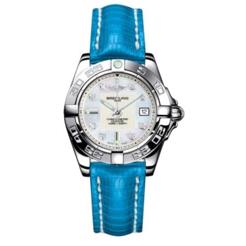 Breitling Galactic 32 Stainless Steel / Pearl Diamond / Teju