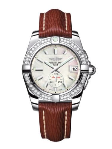 Breitling Galactic 36 Automatic Stainless Steel / Diamond / Pearl / Sahara