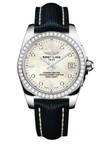Breitling Galactic 36 Stainless Steel / Diamond / Pearl Diamond/ Sahara