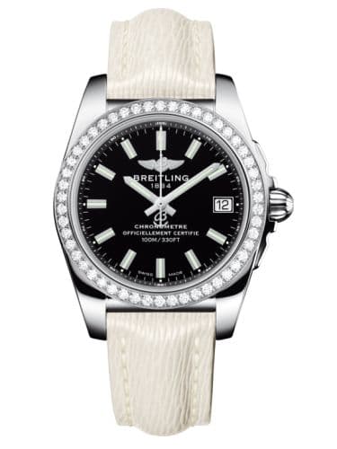 Breitling Galactic 36 Stainless Steel / Diamond / Trophy Black / Sahara