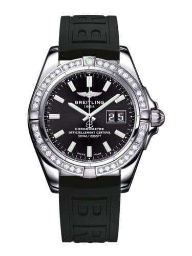 Breitling Galactic 41 Stainless Steel / Diamond / Onyx Black / Rubber