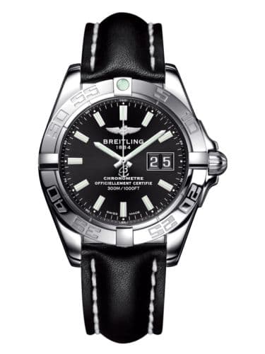 Breitling Galactic 41 Stainless Steel / Onyx Black / Calf