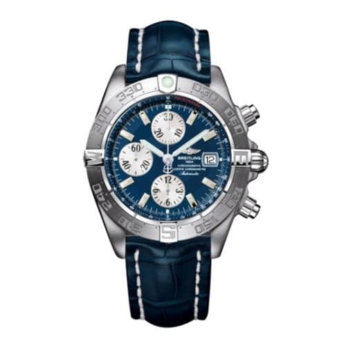 Breitling Galactic Chronograph II Stainless Steel / Blue