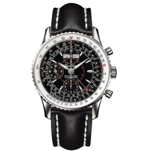 Breitling Montbillant Datora Black / Calf