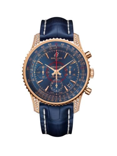 Breitling Montbrillant 01 Red Gold / Diamondworks / Aurora Blue / Croco