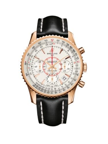 Breitling Montbrillant 01 Red Gold / Mercury Silver / Calf