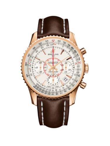 Breitling Montbrillant 01 Red Gold / Mercury Silver / Calf