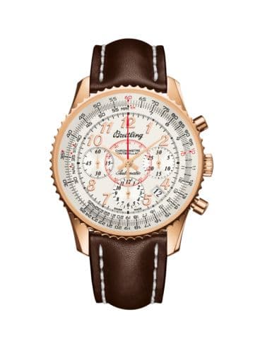 Breitling Montbrillant 01 Red Gold / Mercury Silver / Calf