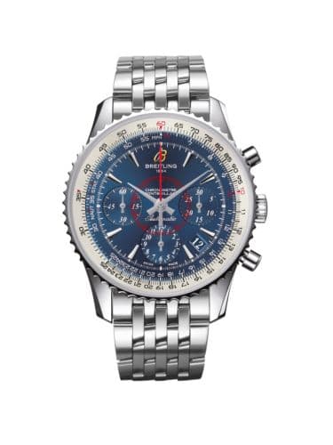 Breitling Montbrillant 01 Stainless Steel / Aurora Blue / Bracelet / Limited Edition