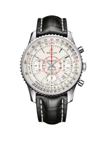 Breitling Montbrillant 01 Stainless Steel / Mercury Silver / Croco