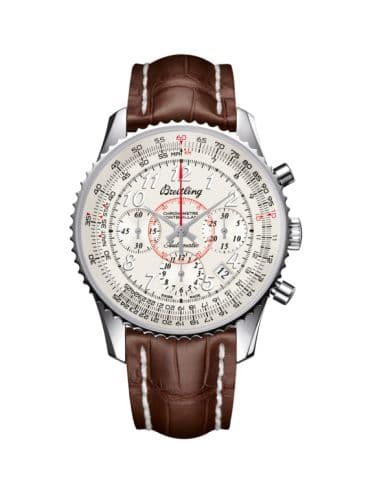 Breitling Montbrillant 01 Stainless Steel / Mercury Silver / Croco