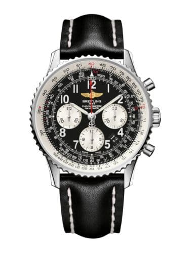 Breitling Navitimer 01 43 Stainless Steel / Black Arabic / Calf / Pin