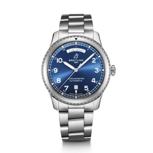 Breitling Navitimer 8 Automatic Day & Date 41 Stainless Steel / Blue / Bracelet