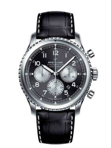 Breitling Navitimer 8 B01 Chronograph 43 Stainless Steel / Black / Croco