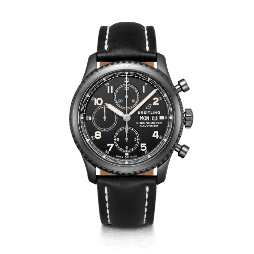 Breitling Navitimer 8 Chronograph 43 Blacksteel / Black / Black Calf