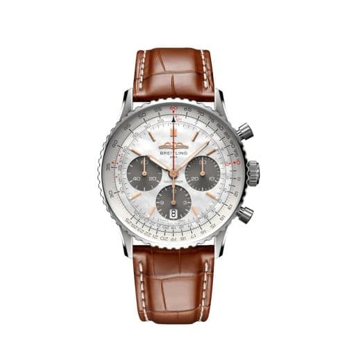 Breitling Navitimer B01 Chronograph 41 Stainless Steel / MOP Japan / Alligator