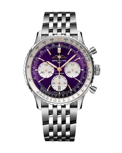 Breitling Navitimer B01 Chronograph 43 Stainless Steel / Purple / Cortin