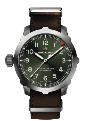 Breitling Navitimer Super 8 B20 Automatic 46 Titanium / Green / NATO