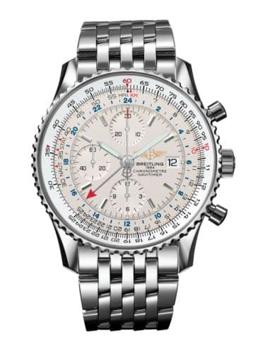 Breitling Navitimer World Stainless Steel / Silver / Bracelet