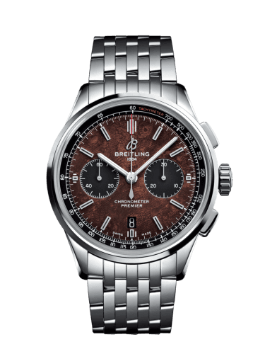 Breitling Premier B01 Chronograph 42 Bentley Centenary Stainless Steel / Wood / Calf / Bracelet
