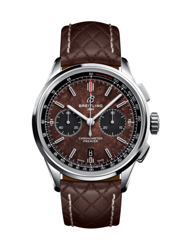 Breitling Premier B01 Chronograph 42 Bentley Centenary Stainless Steel / Wood / Calf / Folding