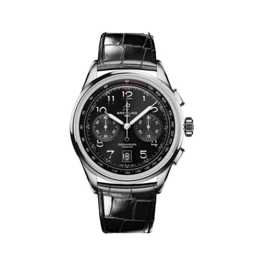 Breitling Premier B01 Chronograph 42 Stainless Steel / Black / Alligator