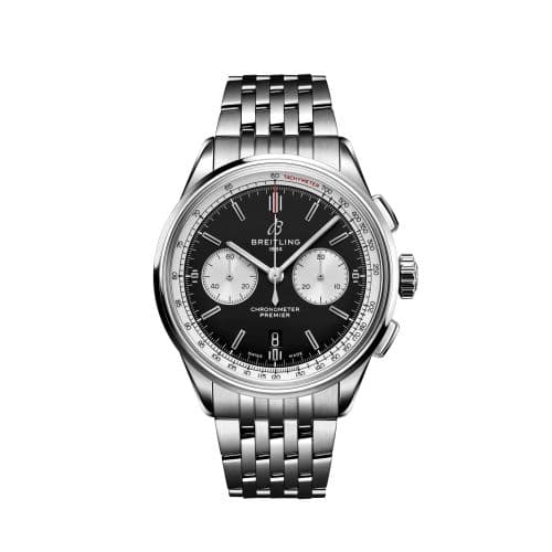 Breitling Premier B01 Chronograph 42 Stainless Steel / Black / Bracelet