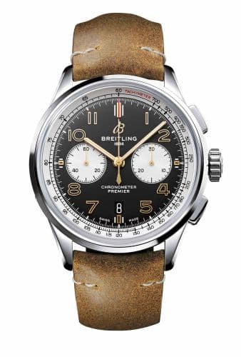 Breitling Premier B01 Chronograph 42 Stainless Steel / Norton Edition / Nubuck / Pin