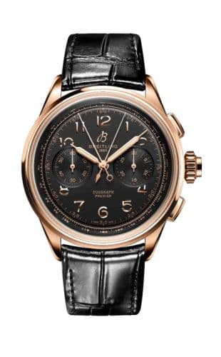 Breitling Premier Heritage B15 Duograph 42 Red Gold / Black