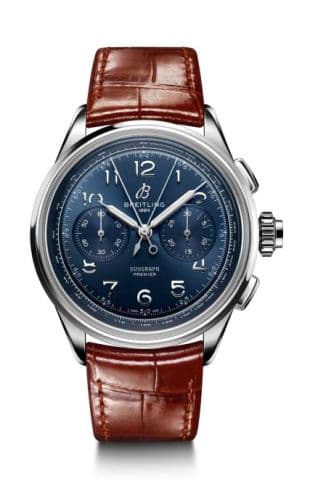 Breitling Premier Heritage B15 Duograph 42 Stainless Steel / Blue