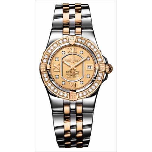 Breitling Starliner 2008 two Tone Rose / Diamond