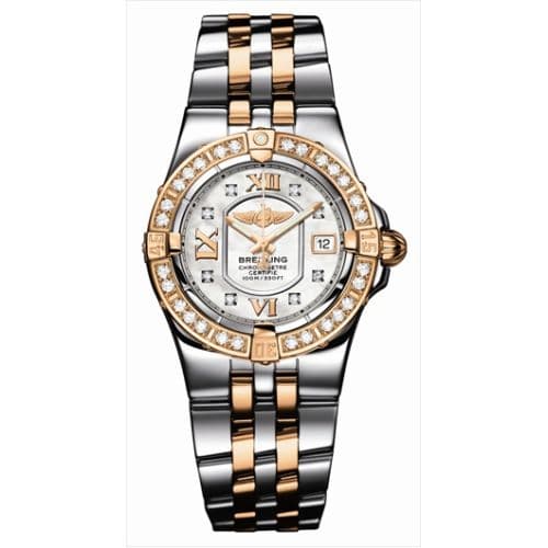 Breitling Starliner 2008 Two Tone Rose / MOP / Diamond