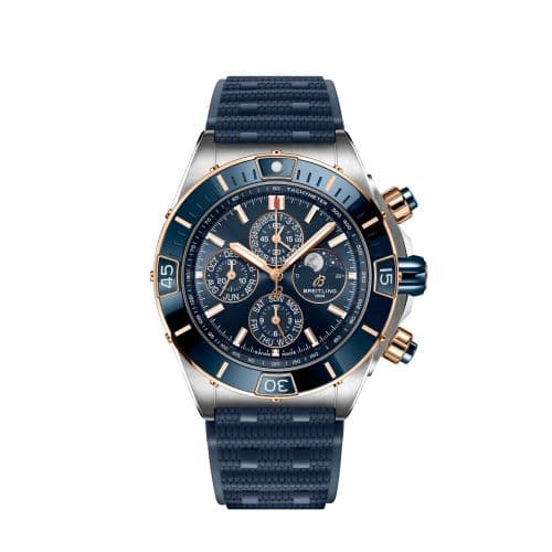 Breitling Super Chronomat 1461 Days 44 Stainless Steel / Red Gold / Blue / Rubber