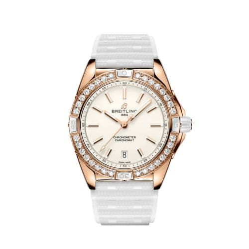 Breitling Super Chronomat 38 Origins Red Gold / White / Rubber Rouleaux